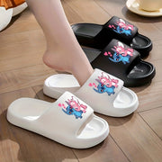 Women's Unisex Retro Slip-On Home Slippers Indoor Outdoor Casual Flat Shoes