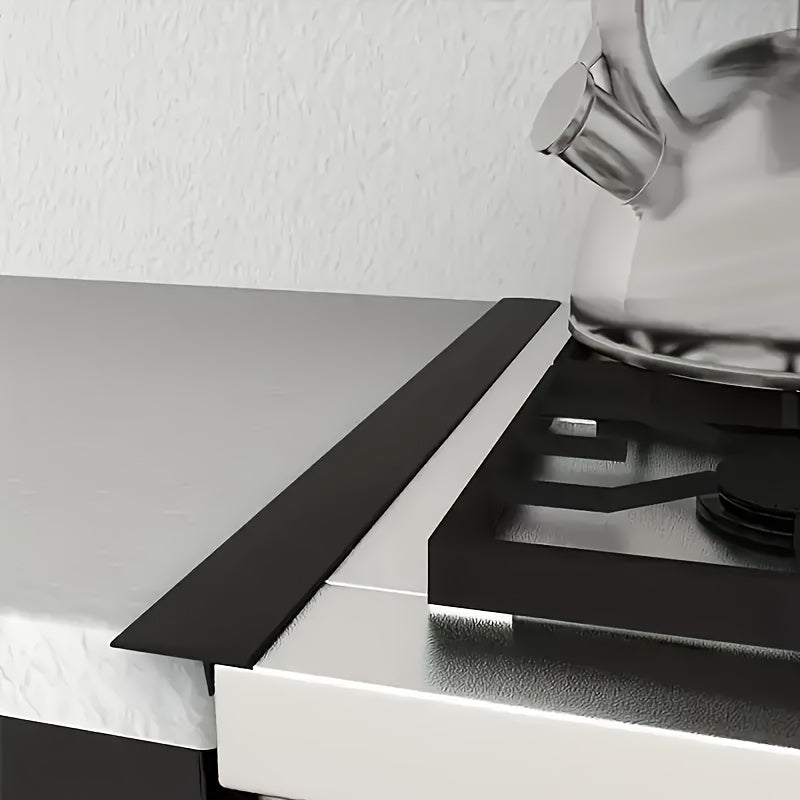 Oshxona stol uchun issiqlikka chidamli silikon bo'shliq to'ldiruvchi, 21 dyuym uzunlikdagi qopqoq, to'kilishni oldini oluvchi yopinglar