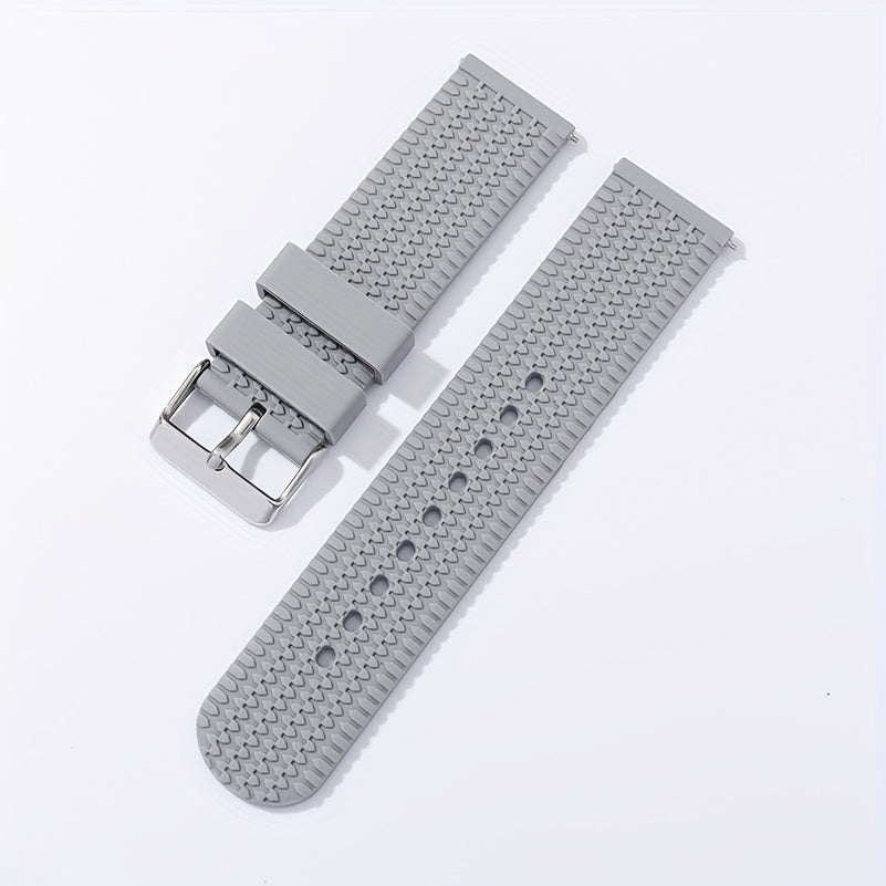 Silicone Watch Strap Soft Sport Rubber Watchband Quick Release 18mm 20mm 22mm 24mm