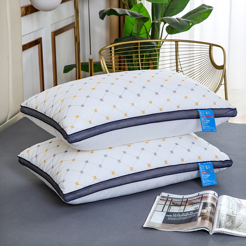 Soft Breathable Memory Foam Neck Pillow for Side and Back Sleepers