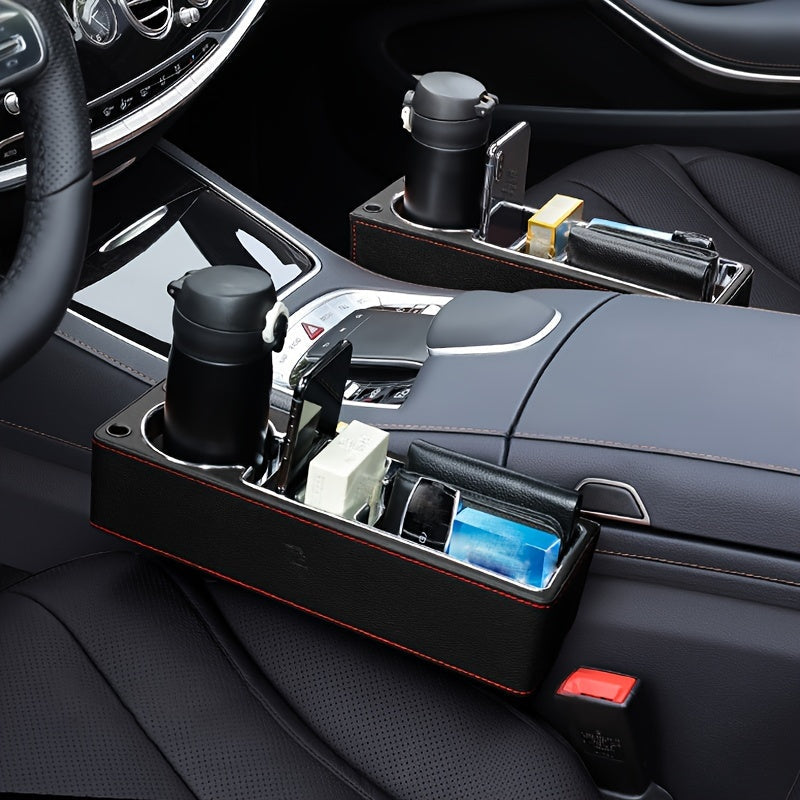 Universal Car Interior Organizer Side Pocket Seat Storage Box 1pc