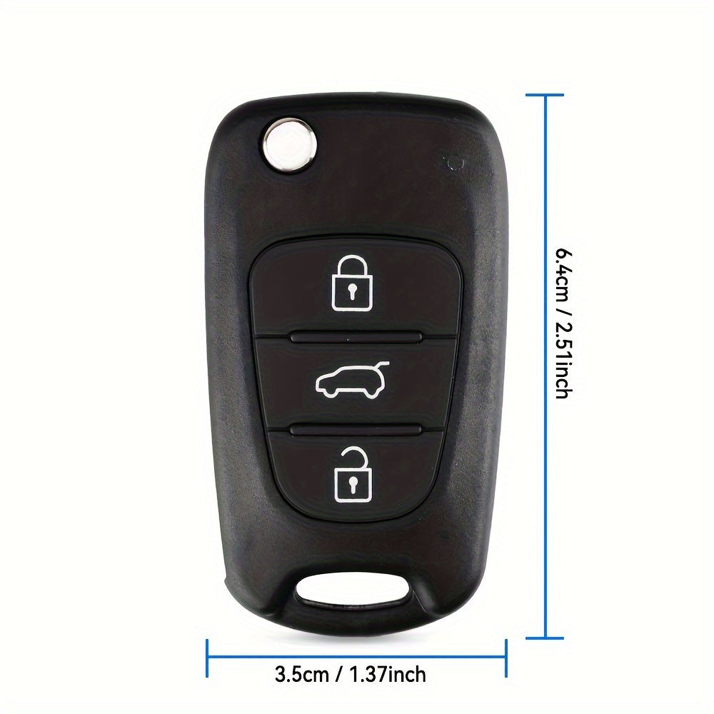 Universal Flip Remote Key Shell Durable Plastic for Car Replacement