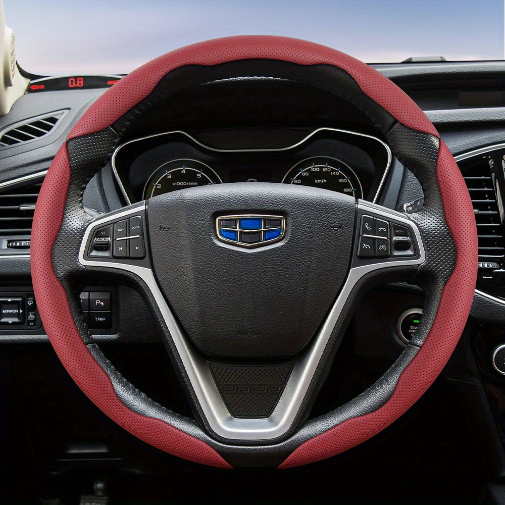 Foam/Leather Steering Wheel Cover Non-Slip Breathable Universal 2-3 Pieces