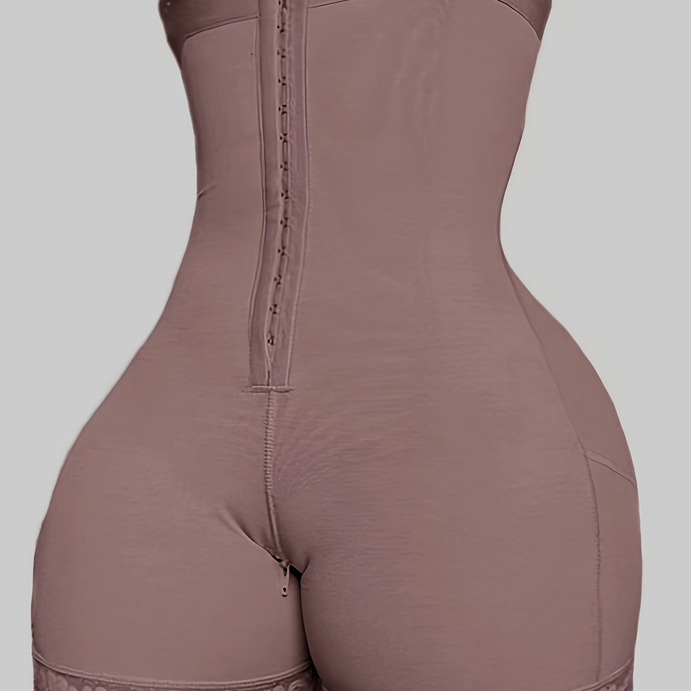 Трусики-слип с высокой талией для моделирования фигуры, с застежкой-молнией в промежности и подтяжками