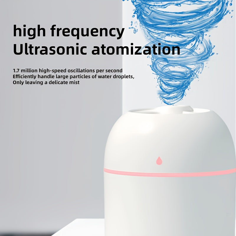 Large Silent Humidifier with Night Light and Aroma Diffuser for Home Bedroom Car