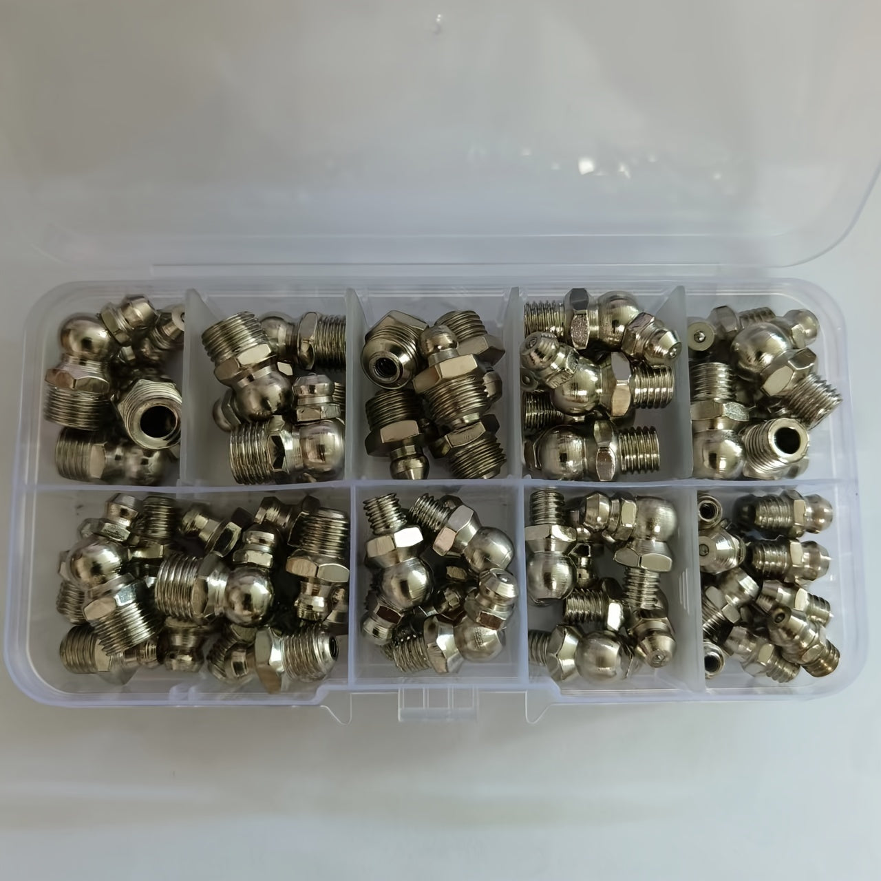 60pcs M6 M8 M10 Straight Elbow Grease Nozzles Pump Fittings