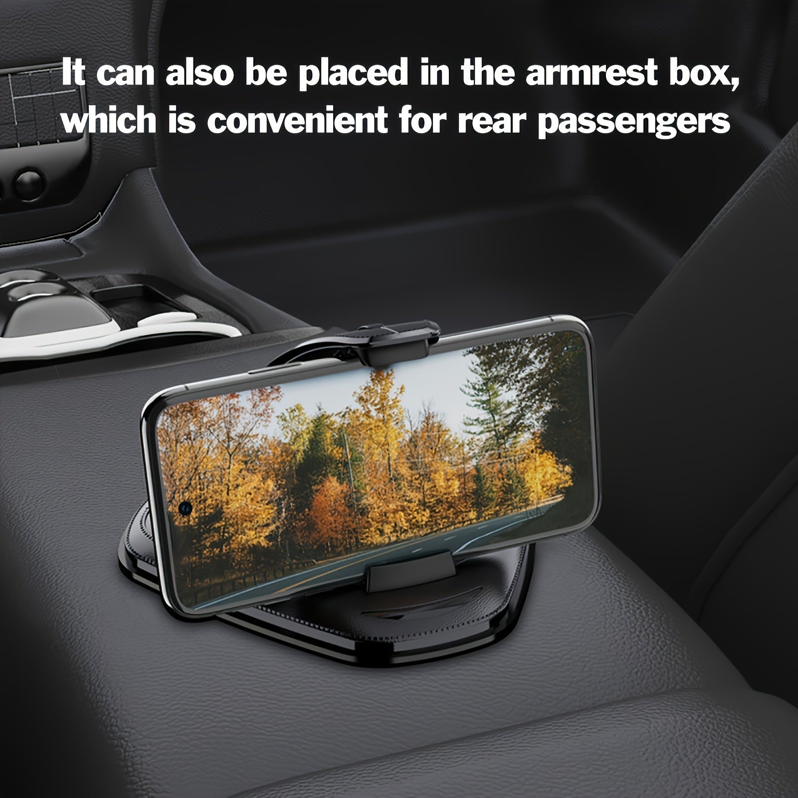 Avtomobil paneli uchun telefon uchun silikondan tayyorlangan, sirpanmaydigan turadigan telefon uchun GPS