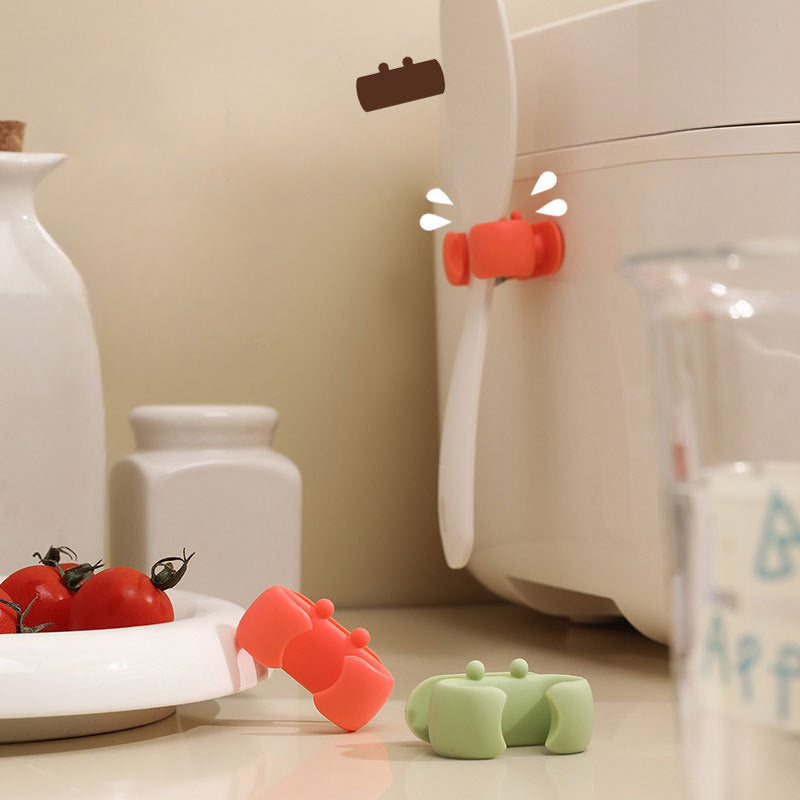 2 Pieces Silicone Adhesive Keychain Hooks for Bathroom Kitchen Living Room Organizing