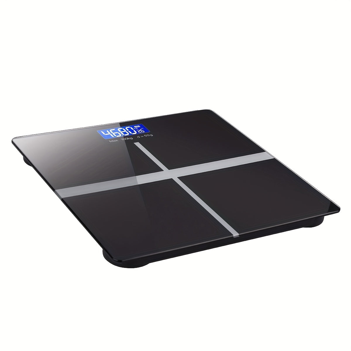 HOTU 1 dona kengaytirilgan raqamli vazn o‘lchagich, orqa yoritilgan LCD displey bilan, 176.9 KG gacha sig‘imi, aniq va xavfsiz, raqamli o‘lchagich.