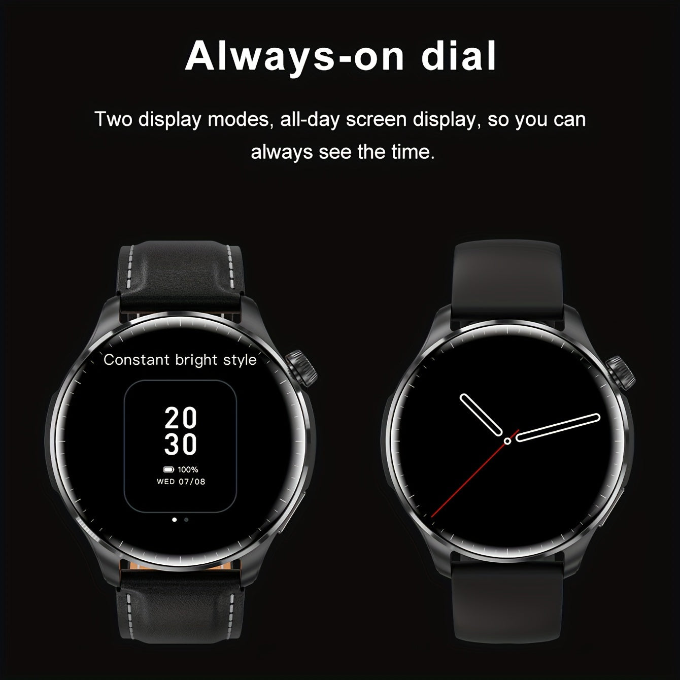 GUHUAVMI 2024 Erkaklar Sport Smartsoati, Ovoz Assistanti, Simsiz Qo'ng'iroq, HD Ekran, Noxush Po'lat Bilaguzuk, USB Zaryadlash, IP68 Suvga Qarshi, Faoliyat Kuzatuvchi, Android va iOS