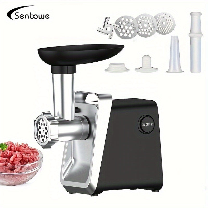 Household Meat Grinder EU Plug Multi-Function Electric Sausage Machine Stainless Steel