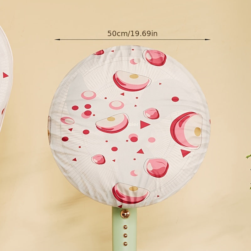 Cartoon Printed Dust Cover for Fans and Air Conditioners Polyester Protective Sleeve