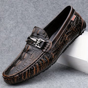 Men's Solid Color Microfiber Slip-On Loafers Lightweight Business Casual Shoes