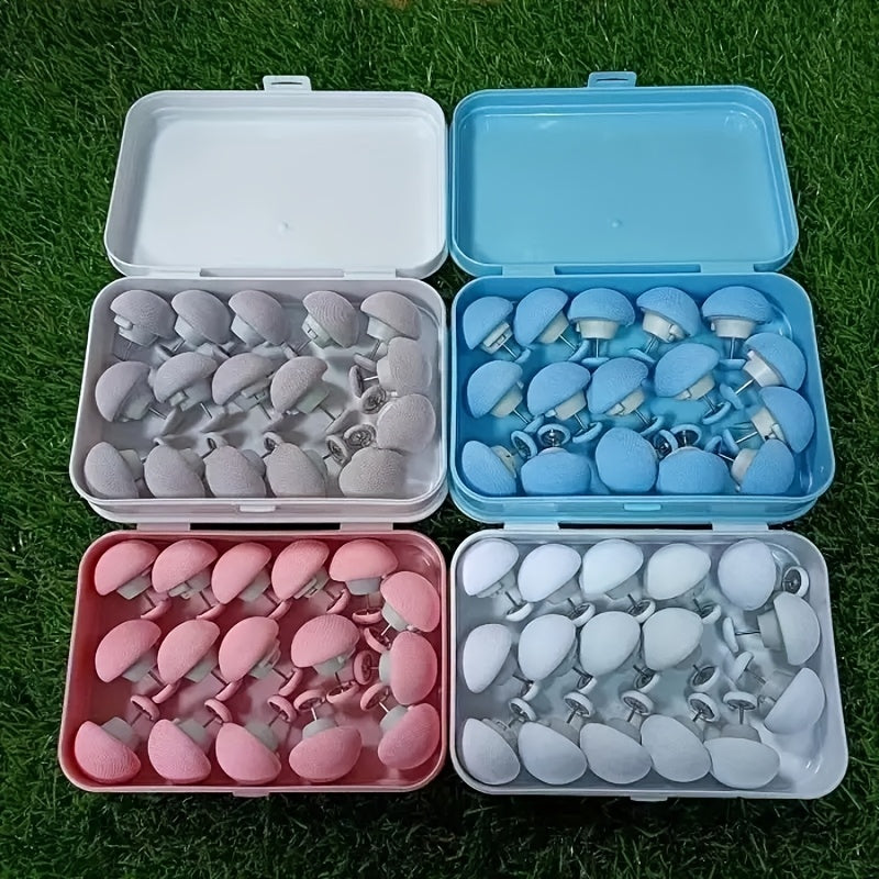 16 Pieces Mushroom Duvet Clips Grey Bedding Secure Hold Hand Wash Recommended