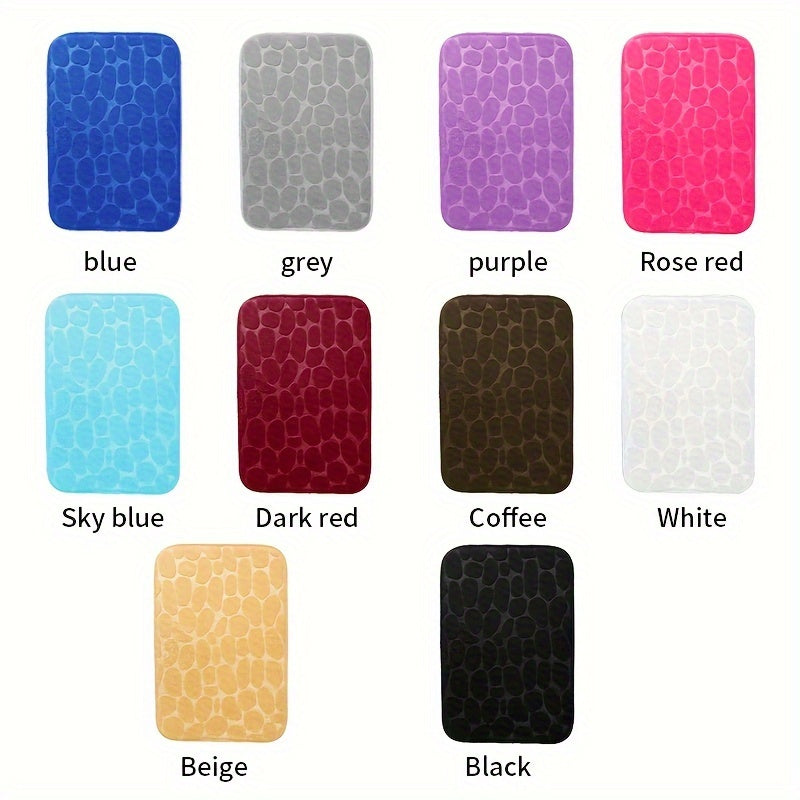 Bathroom Floor Mat Water Absorption Anti-Skid Indoor Use Bedroom Kitchen Laundry
