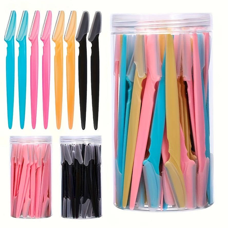 ko‘p rangli qoshlarni tozalash uchun set, xavfsizlik pichog‘i bilan soch olib tashlash trimmeri