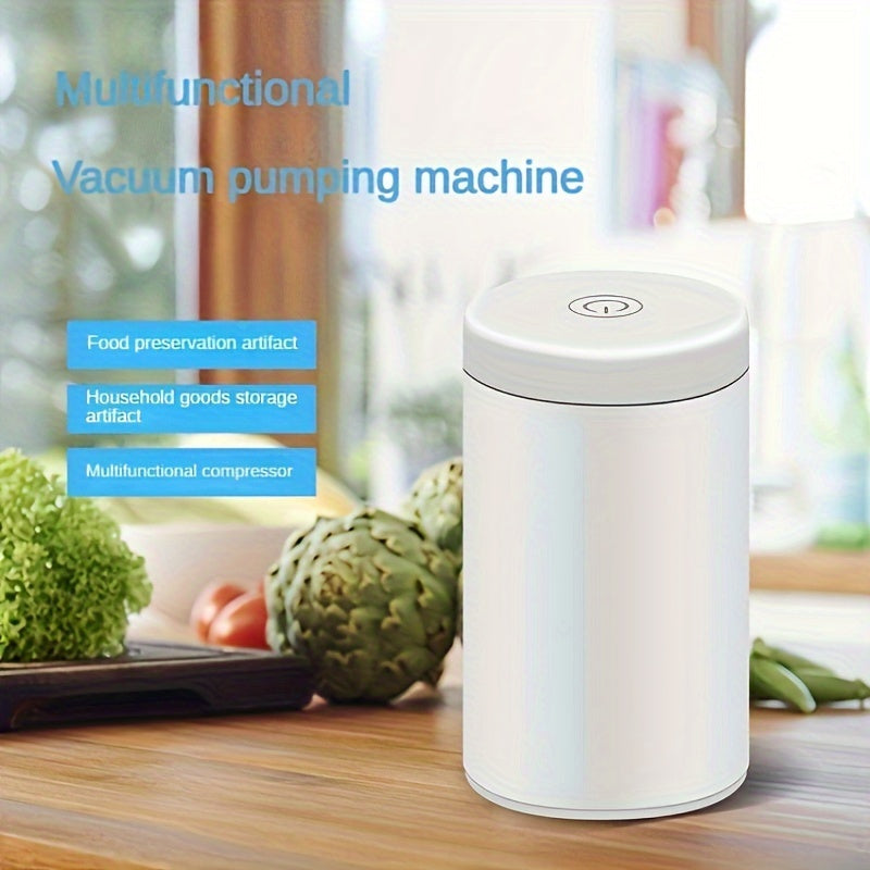 Sayohat va uy uchun mini oq USB portativ vakuum yopishtiruvchi