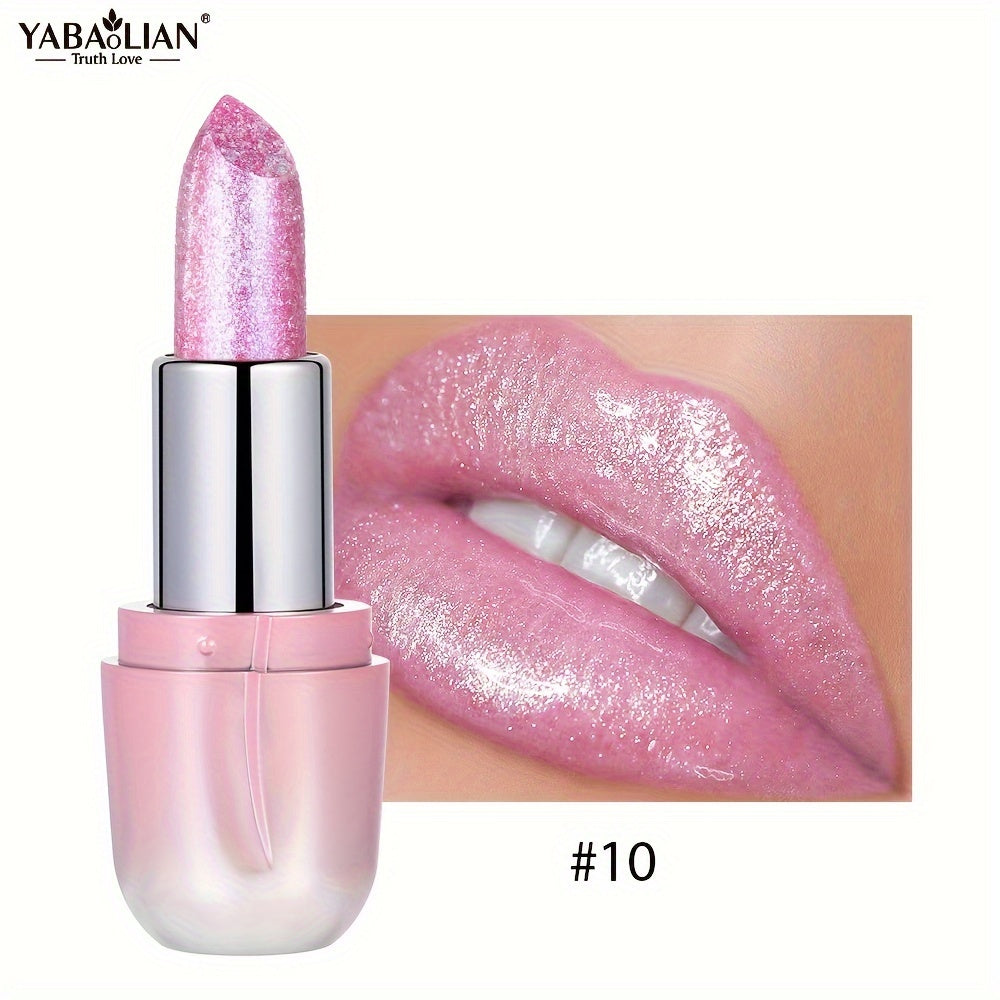 Women's 6-Color Shimmer Lipstick Set Waterproof Long-Lasting Bright Colors