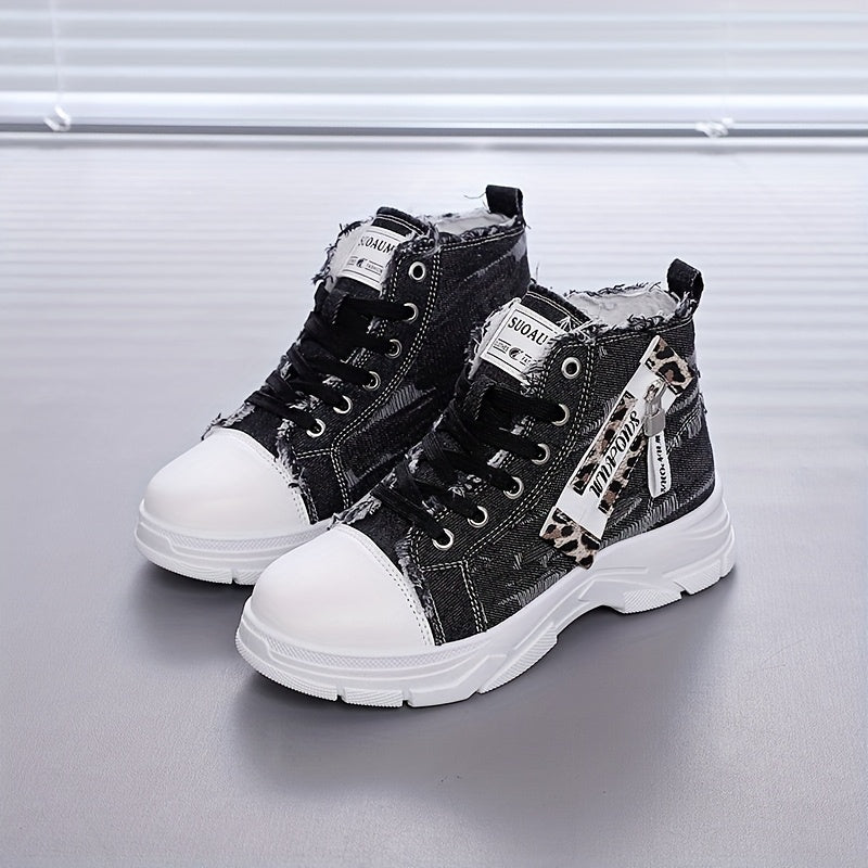 Women's Thick-Soled Casual Sneakers Wide Fit Outdoor Shoes