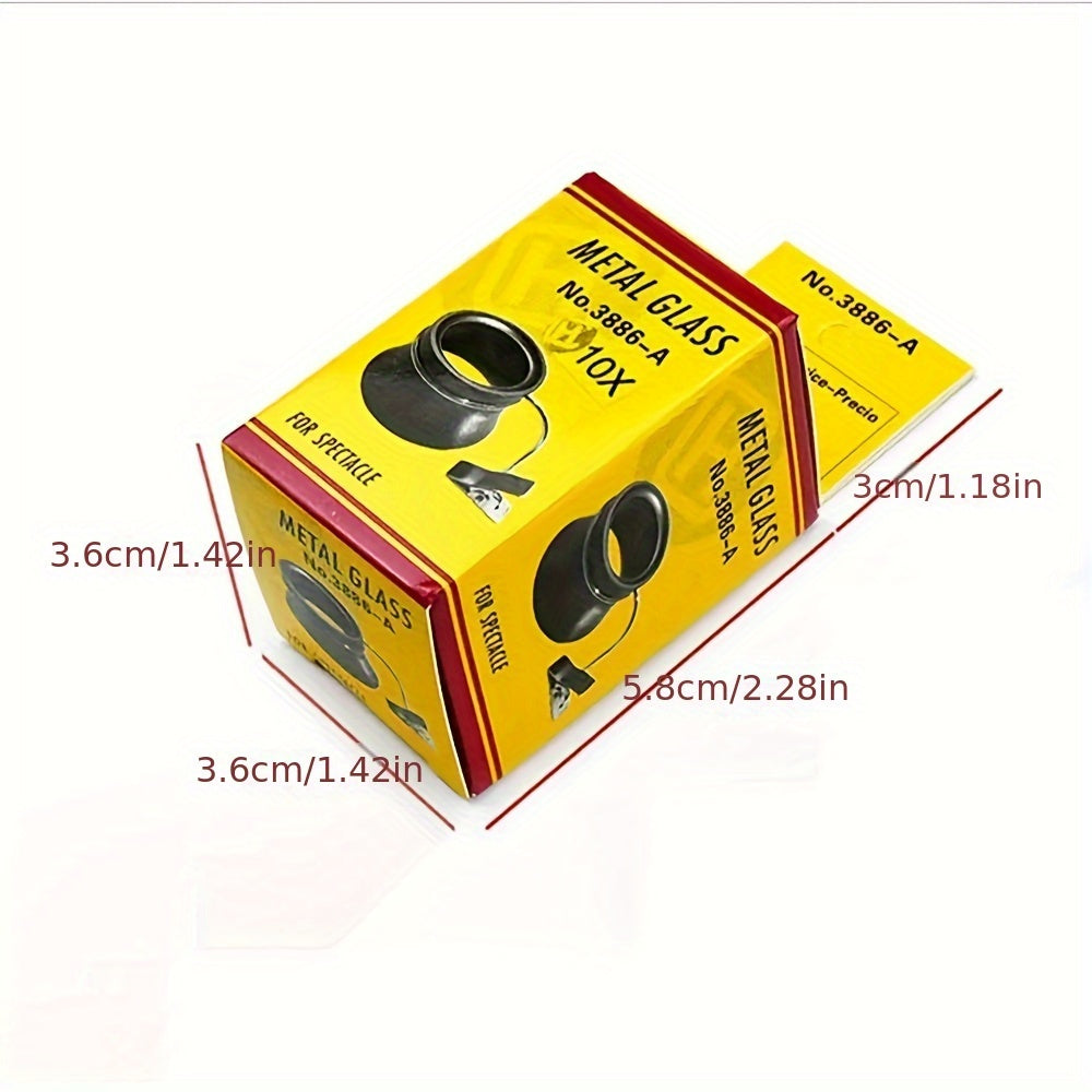 Lightweight Alloy Loupe for Watch Repair and Precision Work 5X 10X 20X Magnification