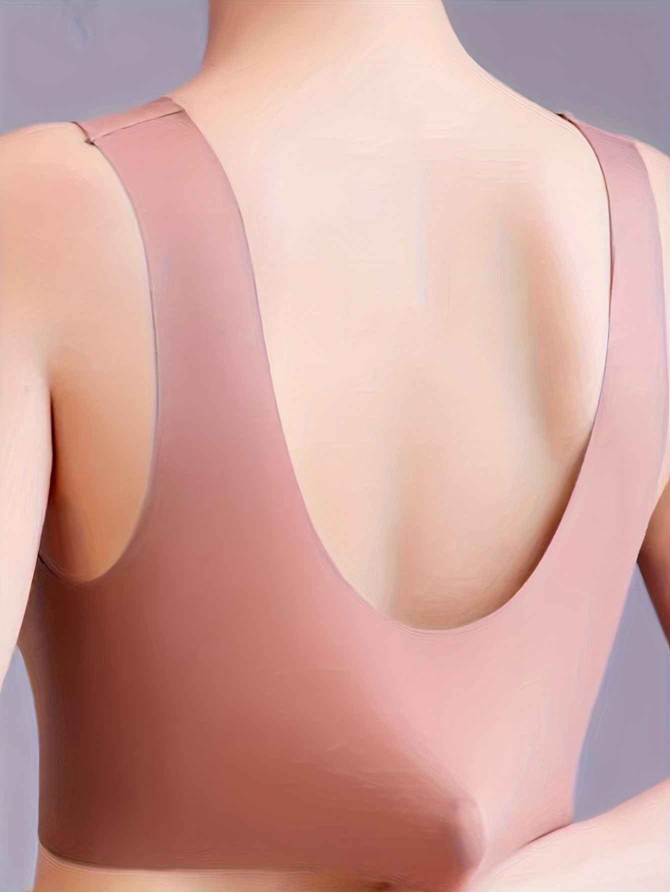 Women's Floral Lace Wireless Tank Bra Full Coverage Push Up Lingerie