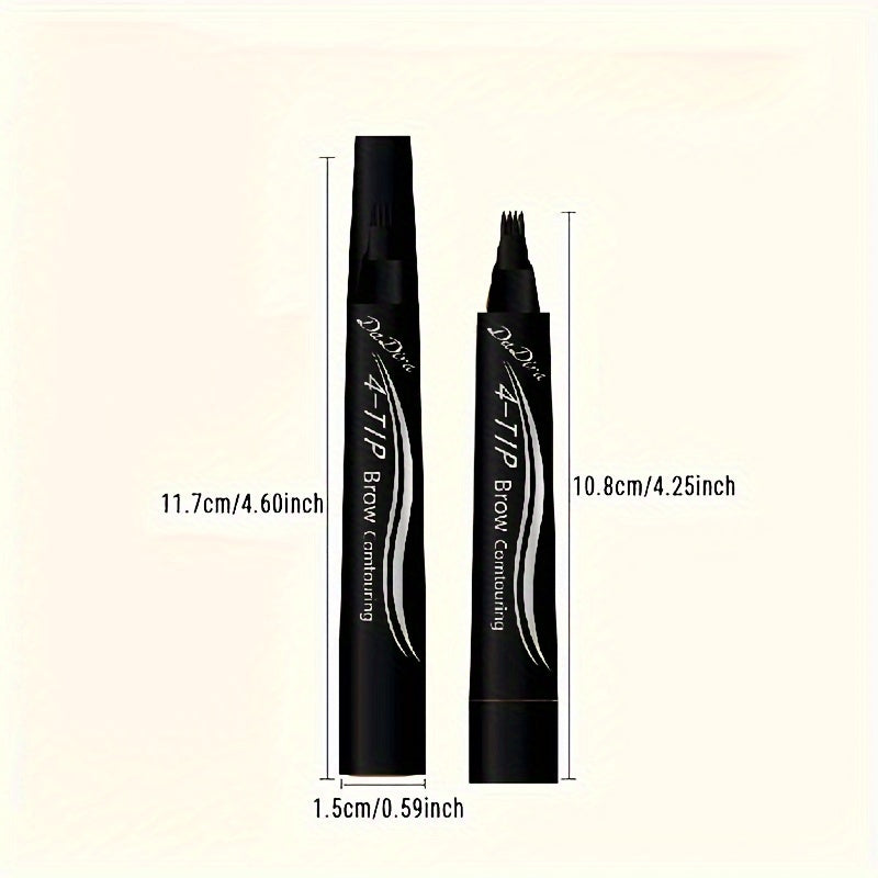 Lápiz de cejas líquido impermeable para mujer de larga duración y a prueba de manchas
