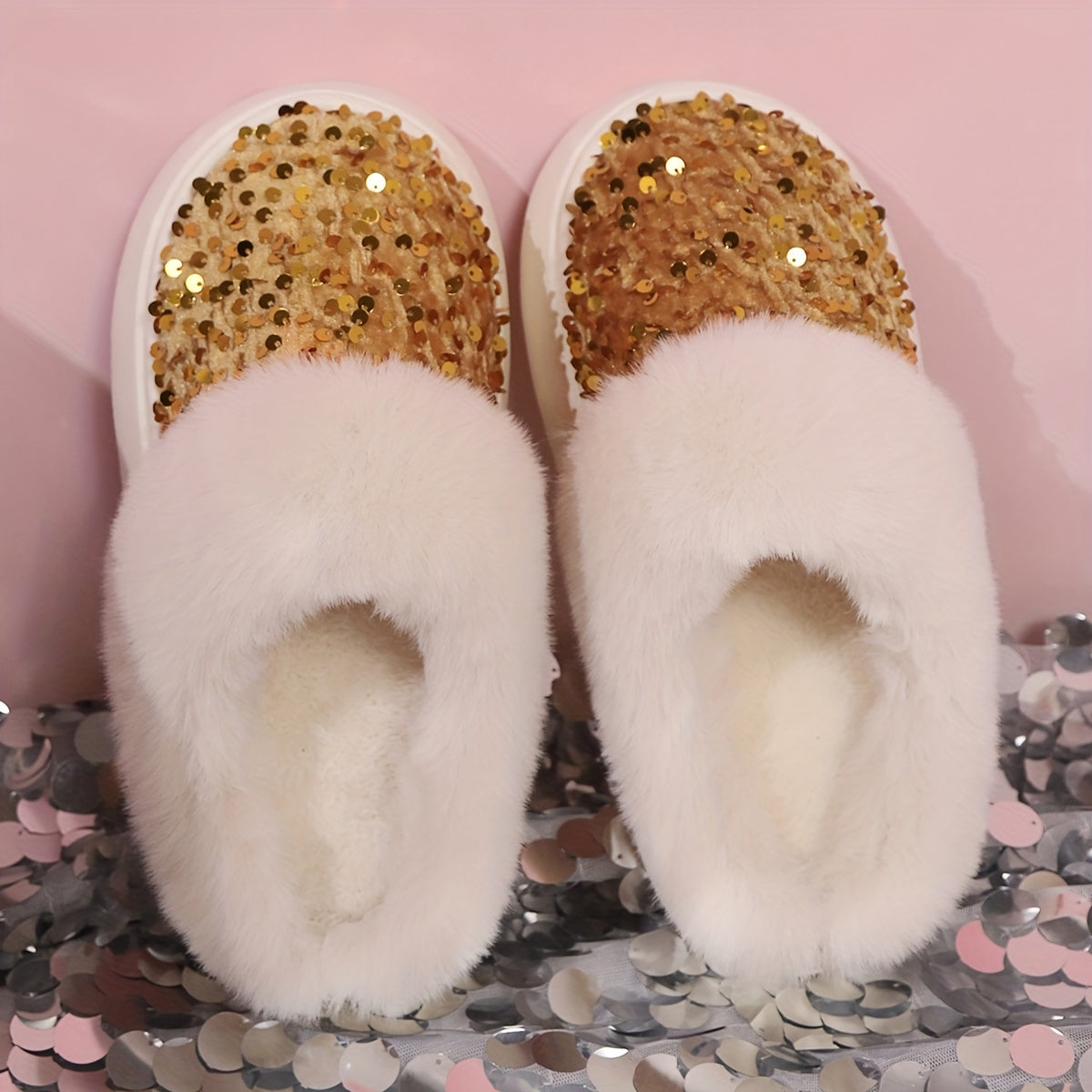 Women's Warm Soft Sole Indoor Slippers Non-slip Comfortable House Shoes