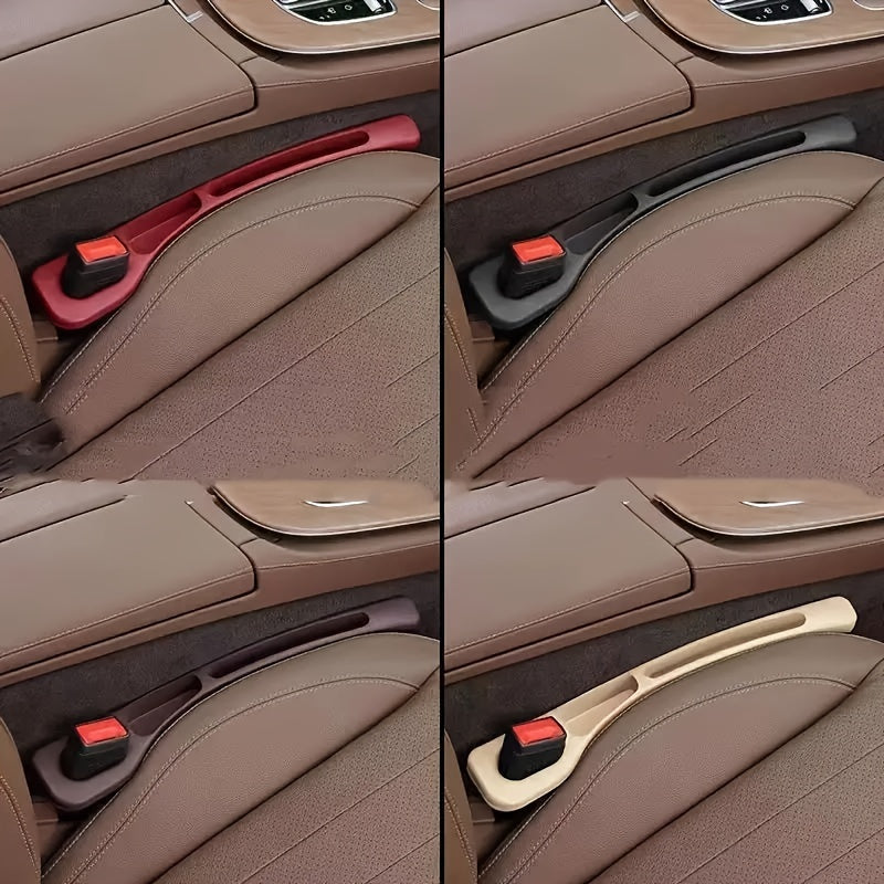 Organizador de relleno de espacio en el hueco del asiento del coche, doble ranura para llaves, teléfonos, monedas