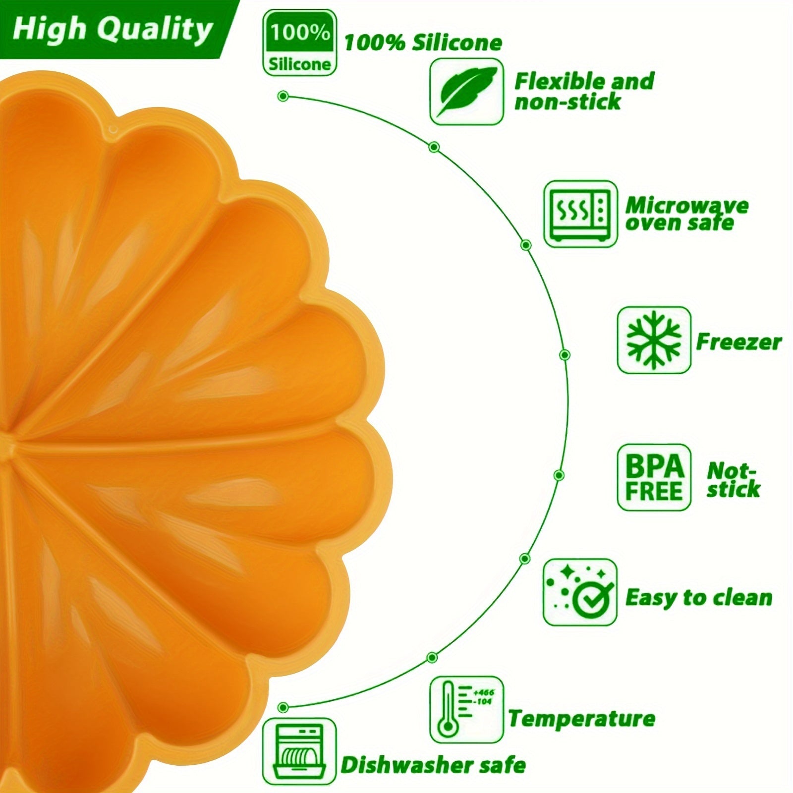 Large Pumpkin-Shaped Silicone Mold for Baking Gelatin Bread Jelly 22.86cm