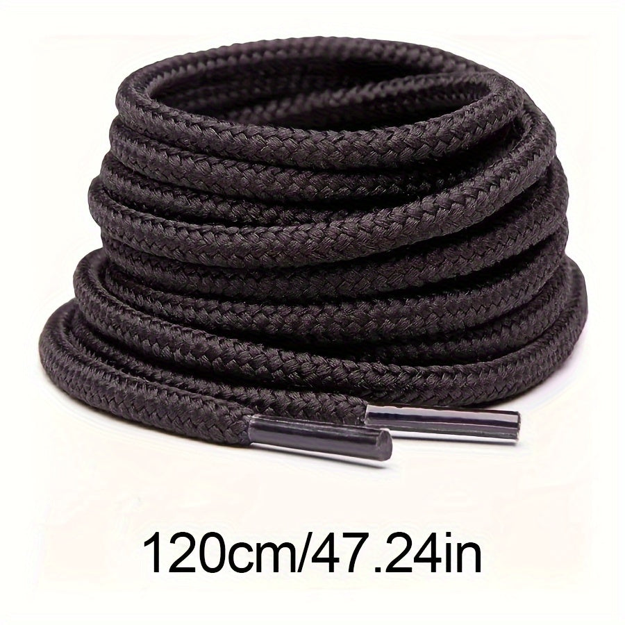 Unisex Thick Braided Polyester Shoelaces for Sneakers and Boots