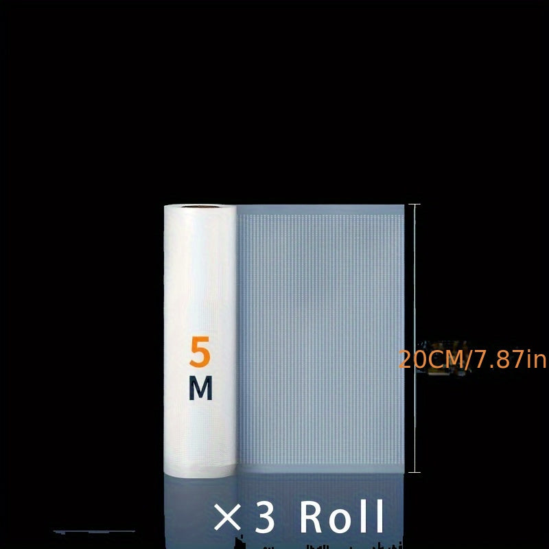 Food-Grade Vacuum Seal Bags, Microwave Safe, Reusable Storage for Kitchen