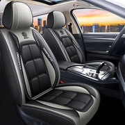 Universal Car Seat Cover Set for Sedan and SUV All-Season Durable PU Leather