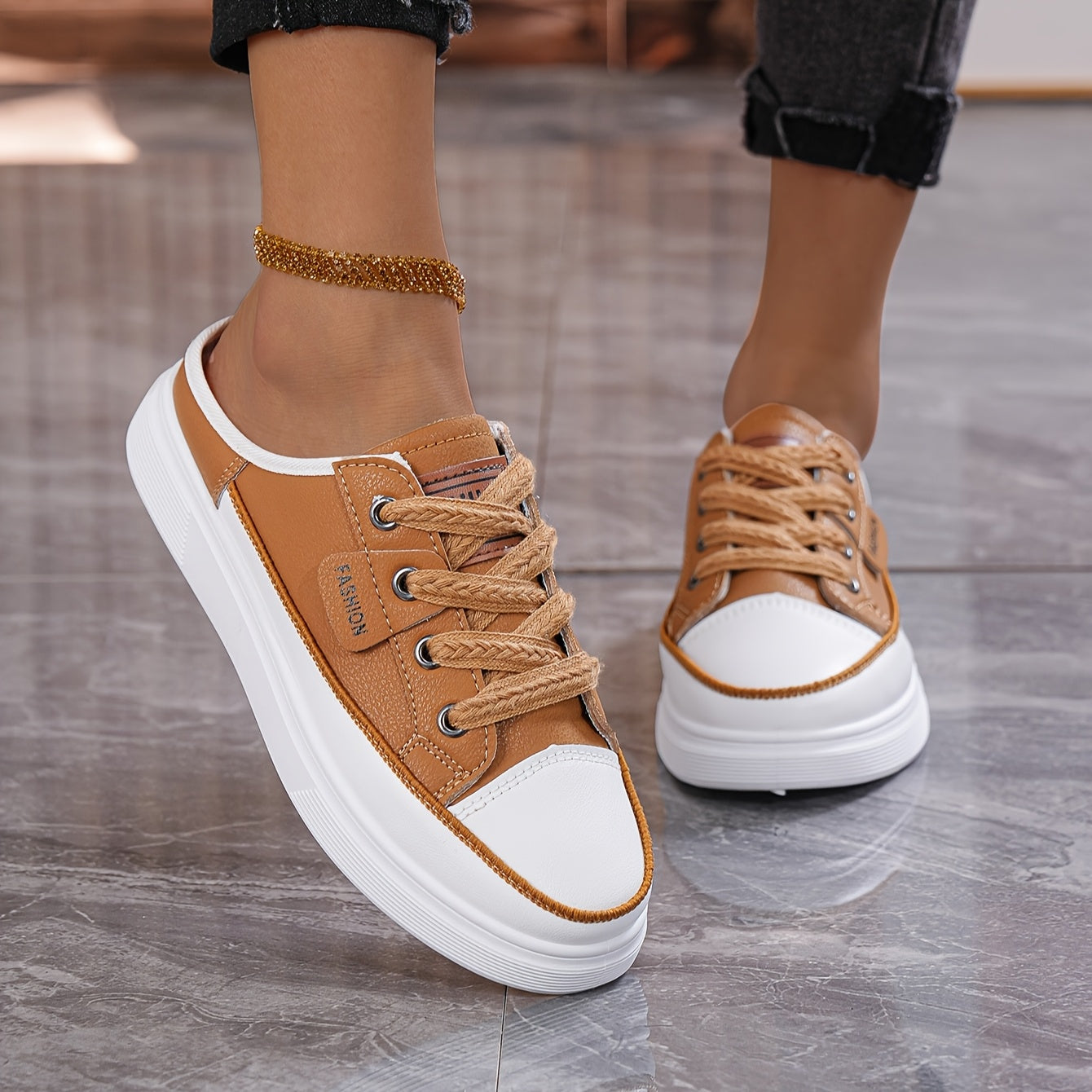 Женские мокасины-слипы повседневные плоские туфли на резиновой подошве белый, черный, коричневый