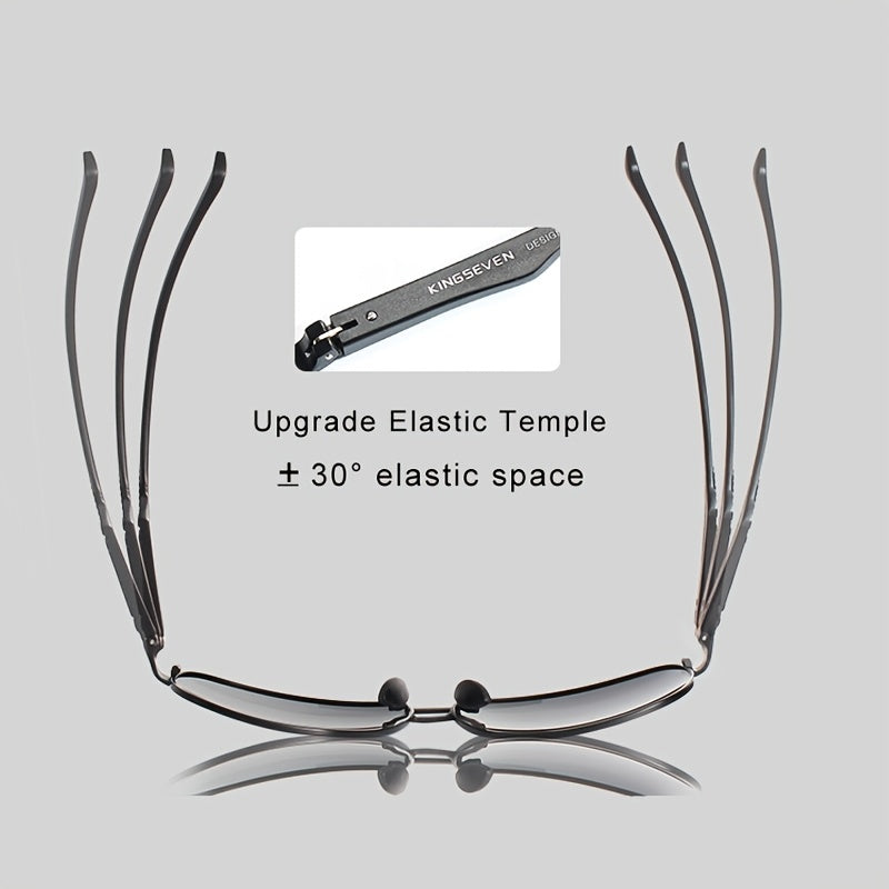 Unisex Polarized Sunglasses Magnesium Aluminum Alloy Frame UV Protection for Outdoor Activities