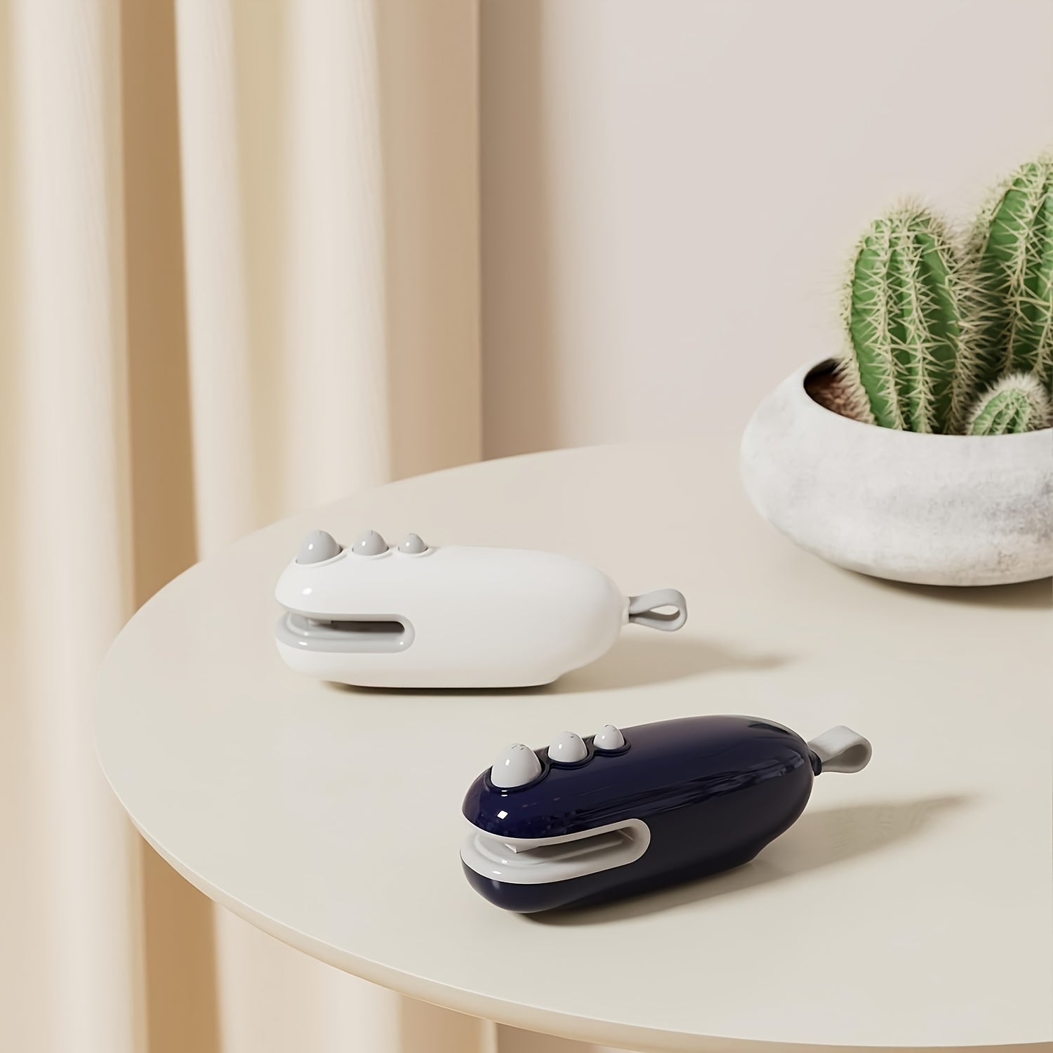 Magnitli kesgich bilan mini sumka yopgich, qayta tiklanadigan portativ oziq-ovqat saqlash asbobi