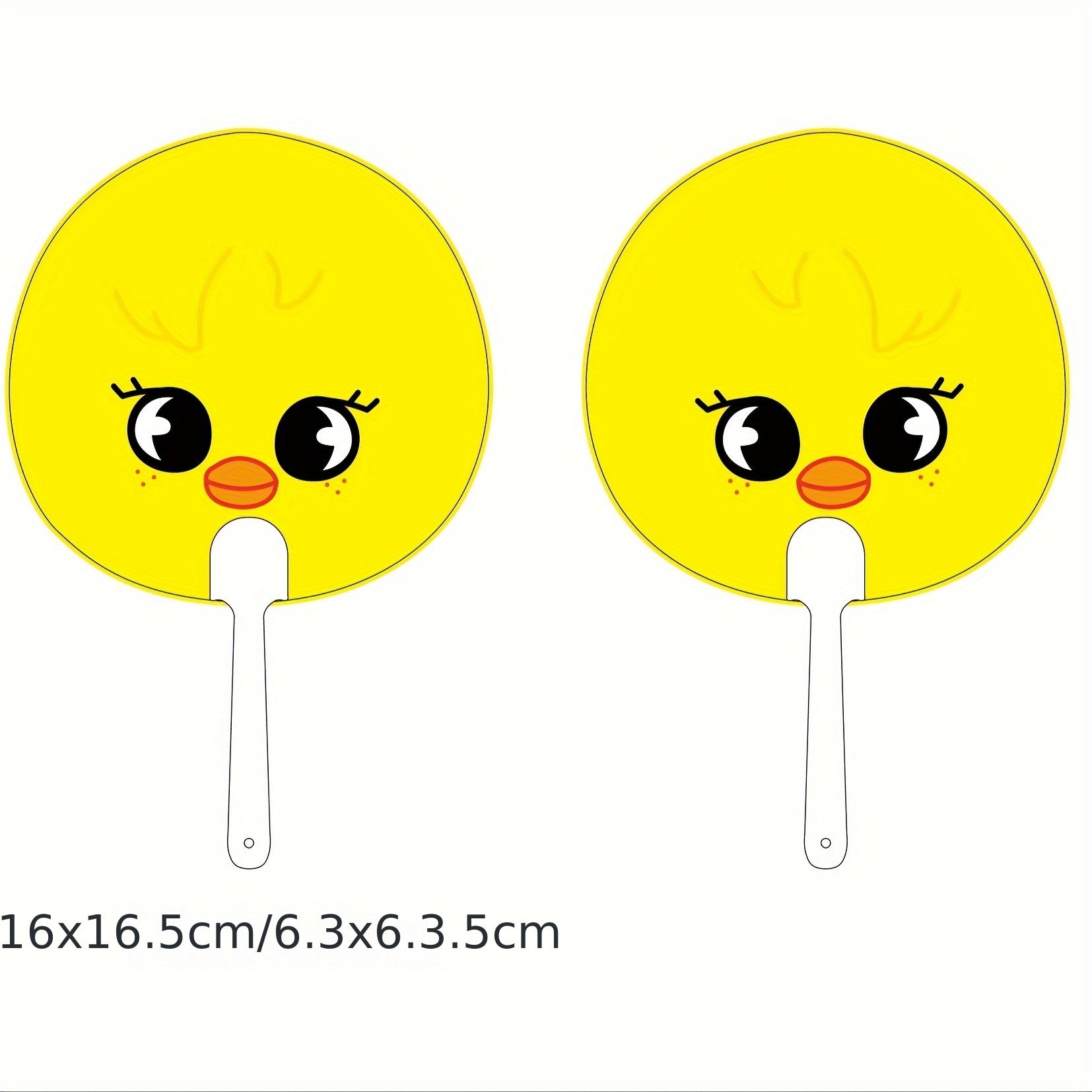 Mini Plastic Handheld Fan 15.49x17.27cm Portable Personal Cooling Gift for Events