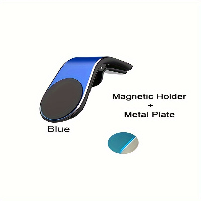 Magnetic Phone Mount Vent Holder Aluminum Alloy 360° Rotation Rust-Resistant