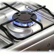 Set of 4 gas stove lids for Sabaf stoves durable replacement covers 55mm 75mm 100mm