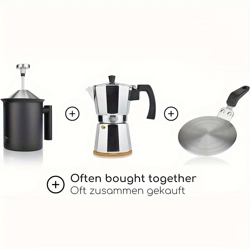 Adaptador de utensilios de cocina por inducción de acero de 13cm para cafeteras y utensilios de cocina