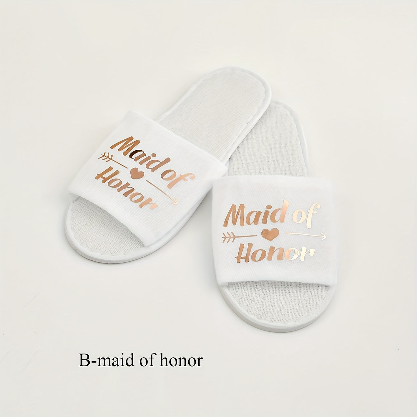 Women's Wedding Party Slippers, Comfortable Satin Flat Shoes for Brides and Guests