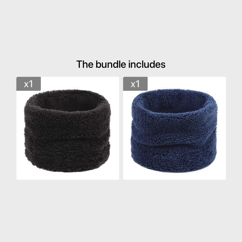 Cubierta de cuello alto cálida de invierno para hombres y mujeres, bucle único, unisex