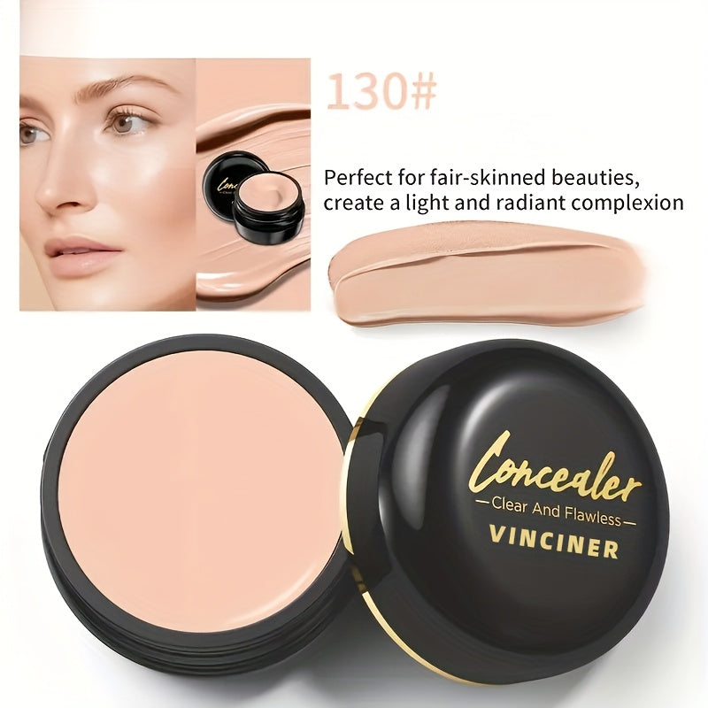 Women Waterproof Full Coverage Concealer Cream for Dark Spots and Scars