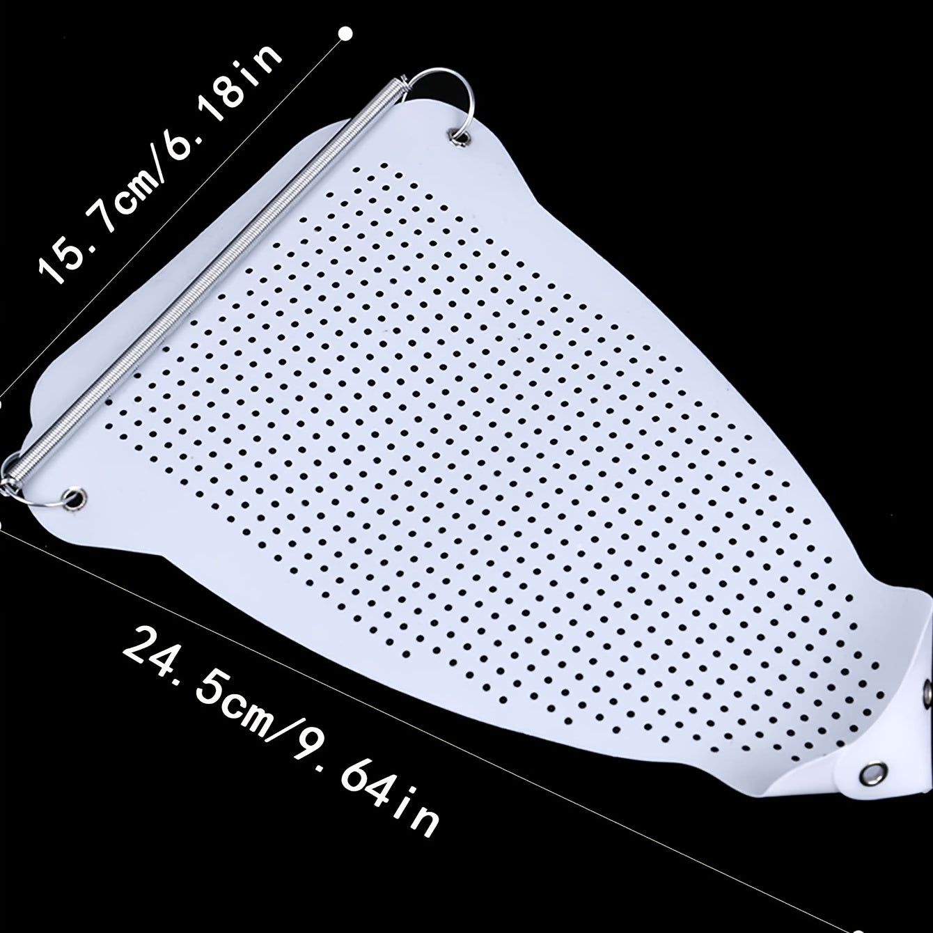 Cubierta de hierro y tabla de ayuda para planchar para prevenir arrugas y marcas de quemaduras