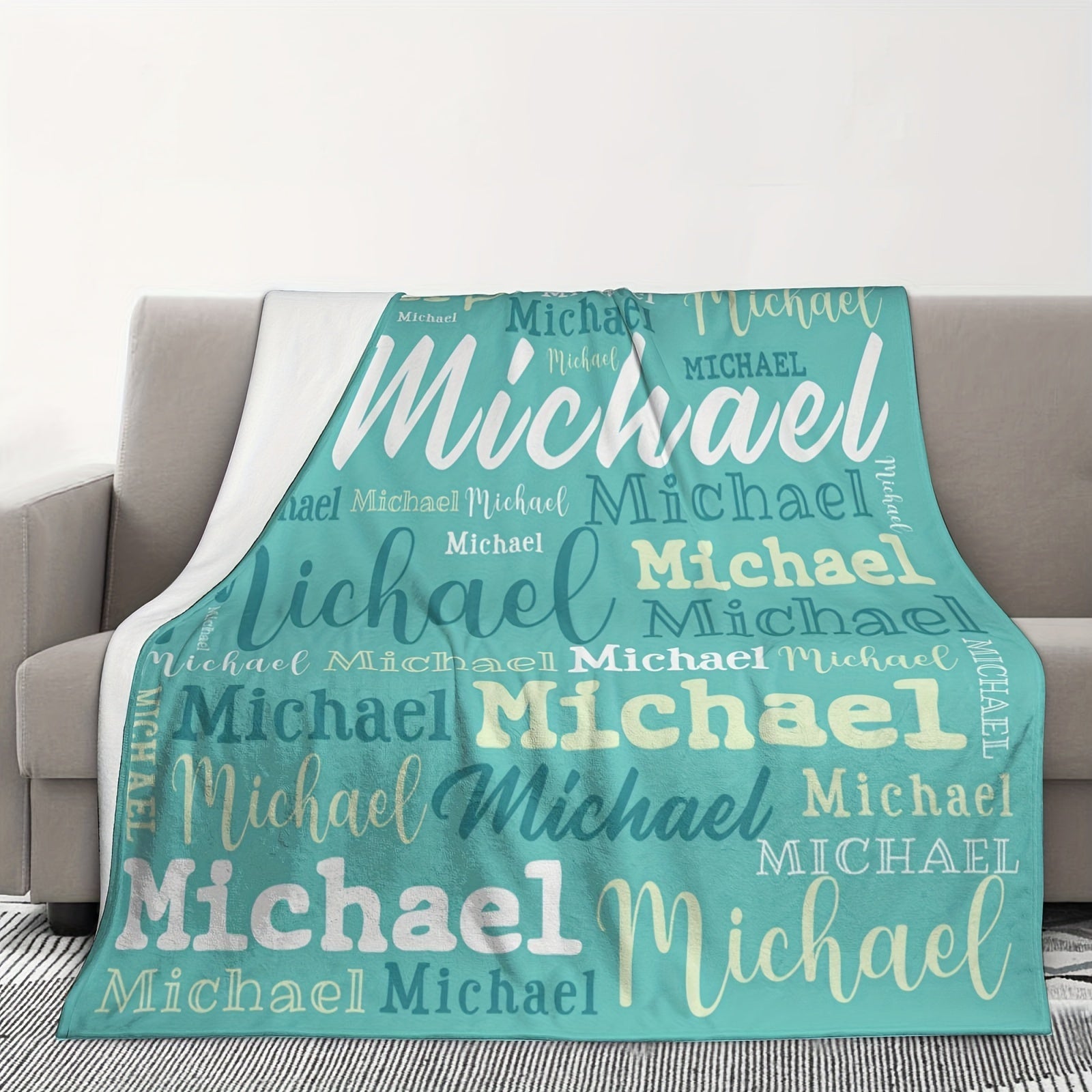 Soft Flannel Throw Blanket for Relaxing Naps and Office Chairs, Adorable Patterns