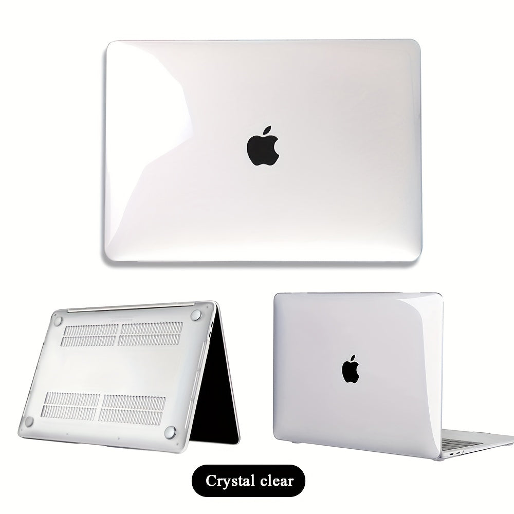 Frosted Black and Transparent Hard Laptop Case for MacBook Pro and Air Models