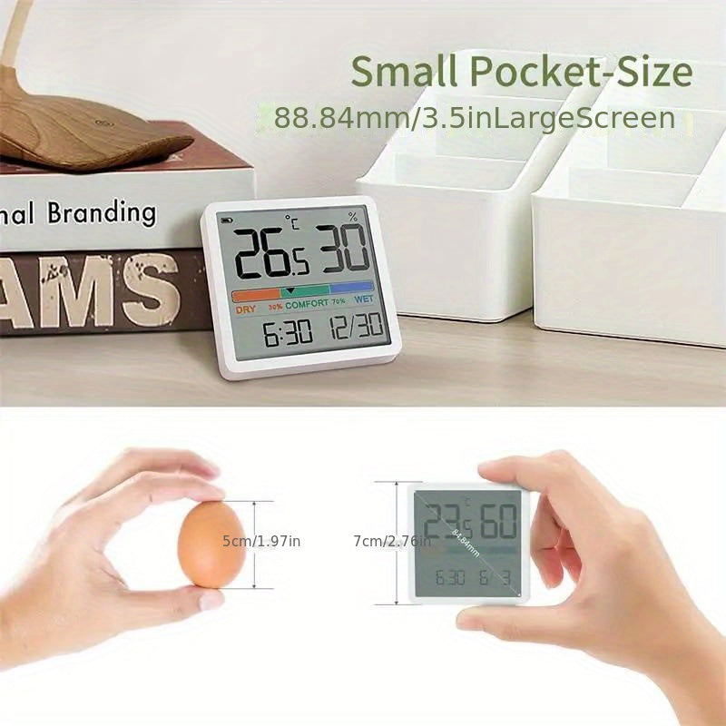 Цифровой внутренний измеритель температуры и влажности, ЖК-термометр, гигрометр, метеостанция