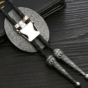 Western Cowboy Tie Necklace for Men Casual Street Fashion Accessory