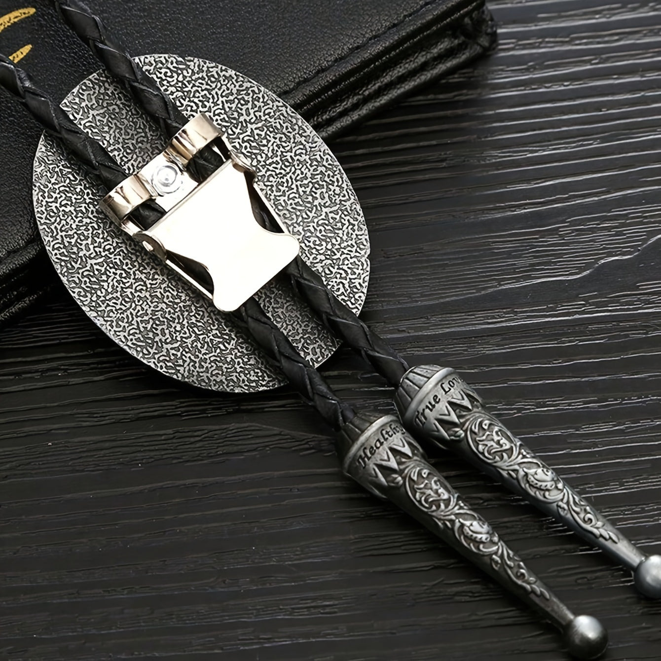 Western Cowboy Tie Necklace for Men Casual Street Fashion Accessory