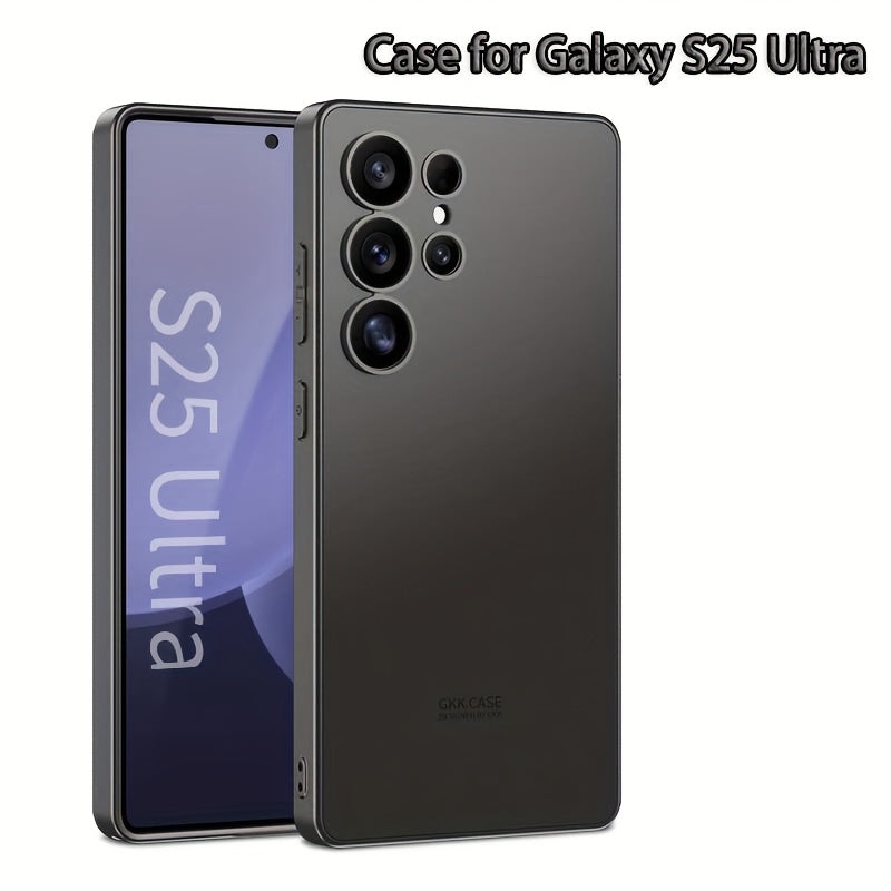 Samsung Galaxy S25 seriyali mobil telefon qopqog'i, himoya uchun mustahkam rang, to'liq qoplovli muzlatilgan qattiq qobiq. Asl rangdagi ultra-ingichka dizayn, izlar yo'q.