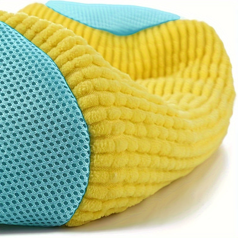 Bolsa de lavado para zapatos de poliéster con cremallera, protector ovalado para lavandería y zapatos